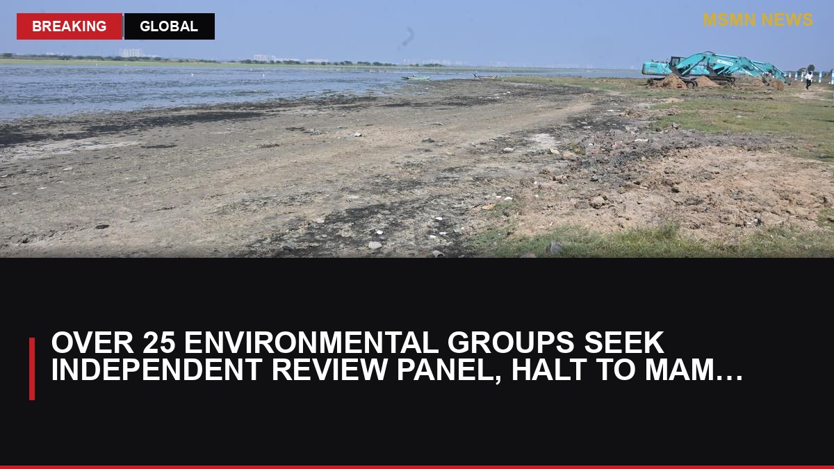 Over 25 environmental groups seek independent review panel, halt to Mamallan reservoir work: MSMN News — image from The Hindu National