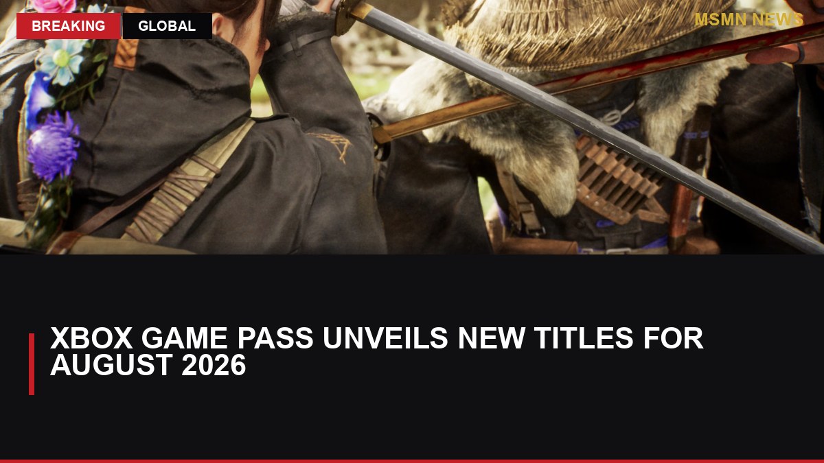 Xbox Game Pass Unveils New Titles for August 2026: MSMN News — image from Polygon