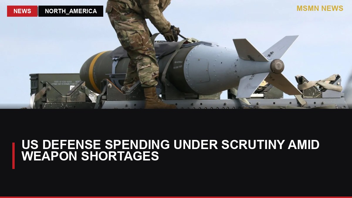 US Defense Spending Under Scrutiny Amid Weapon Shortages: MSMN News — image from Al Jazeera English