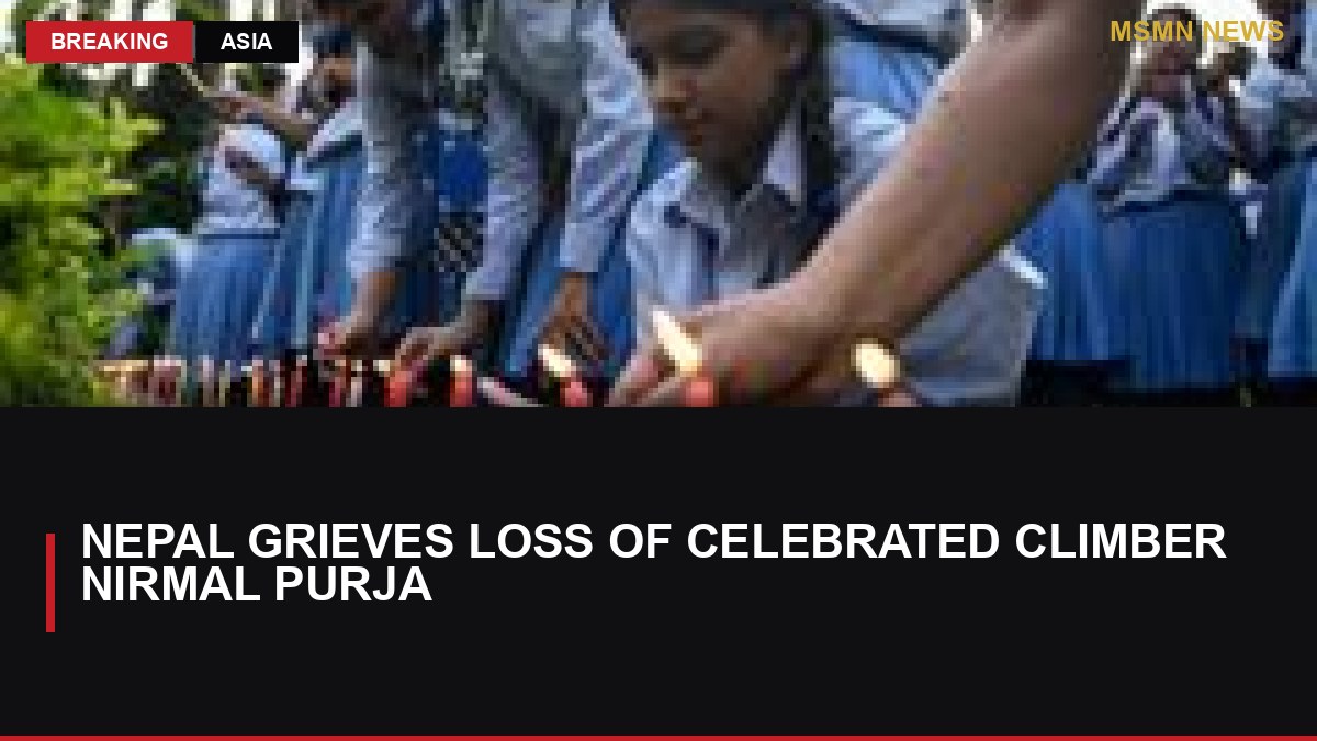 Nepal Grieves Loss of Celebrated Climber Nirmal Purja: MSMN News — image from BBC Asia