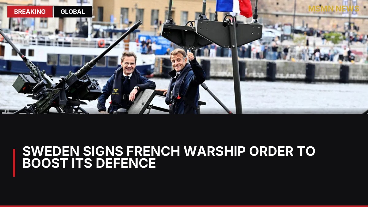 Sweden signs French warship order to boost its defence: MSMN News — image from Straits Times World