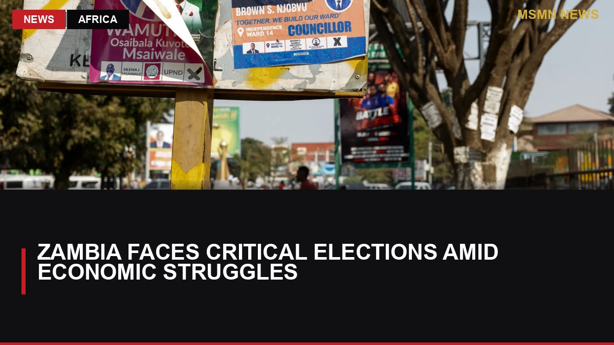 Zambia Faces Critical Elections Amid Economic Struggles: MSMN News — image from Al Jazeera English