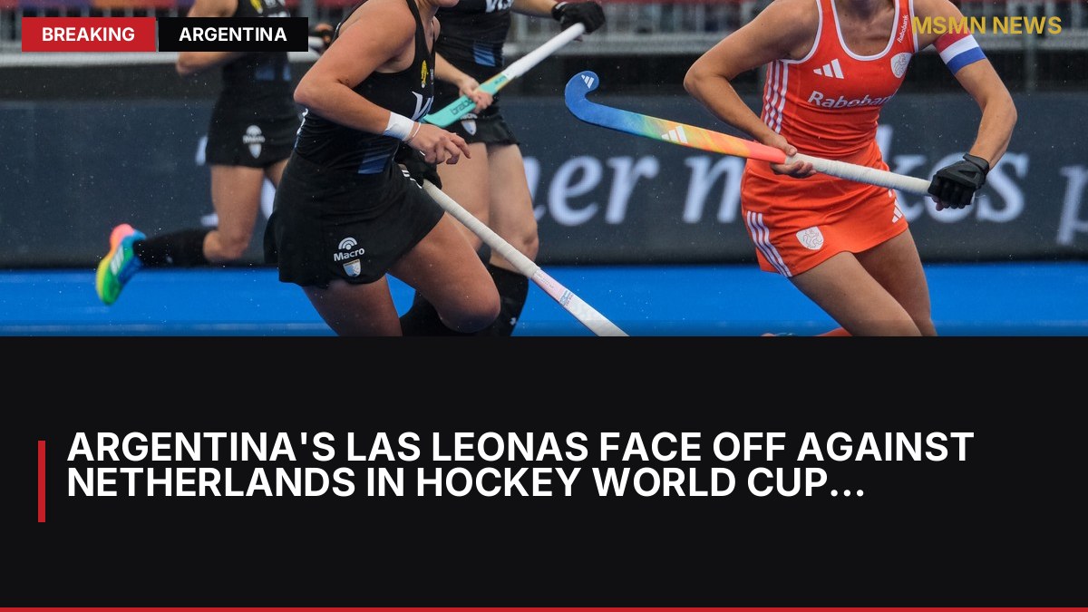 Argentina's Las Leonas Face Off Against Netherlands in Hockey World Cup Final: MSMN News — image from Clarin Argentina
