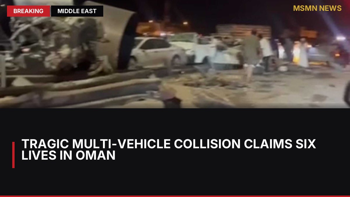 Tragic Multi-Vehicle Collision Claims Six Lives in Oman: MSMN News — image from The National UAE