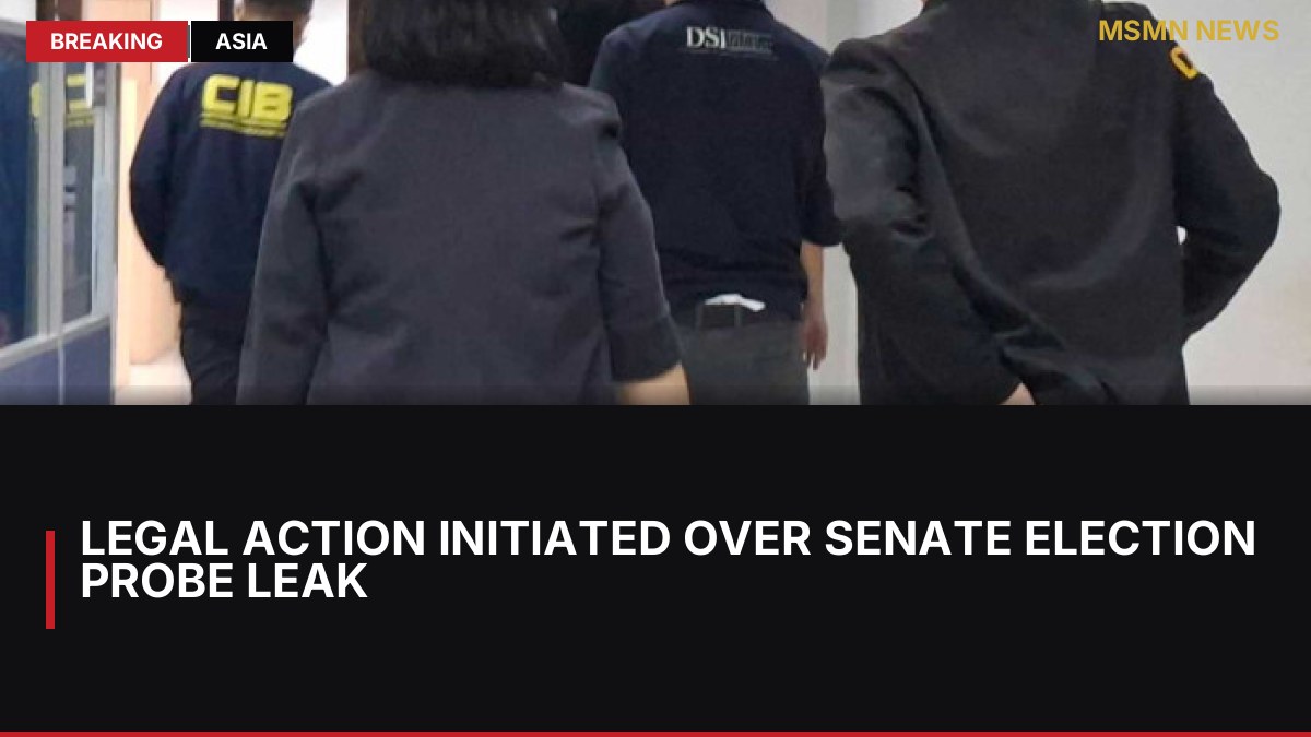 Legal Action Initiated Over Senate Election Probe Leak: MSMN News — image from Bangkok Post