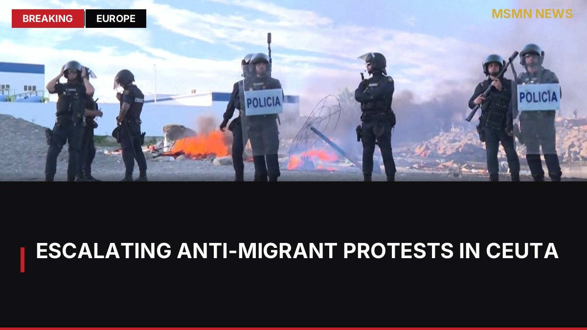 Escalating Anti-Migrant Protests in Ceuta: MSMN News — image from Al Jazeera English