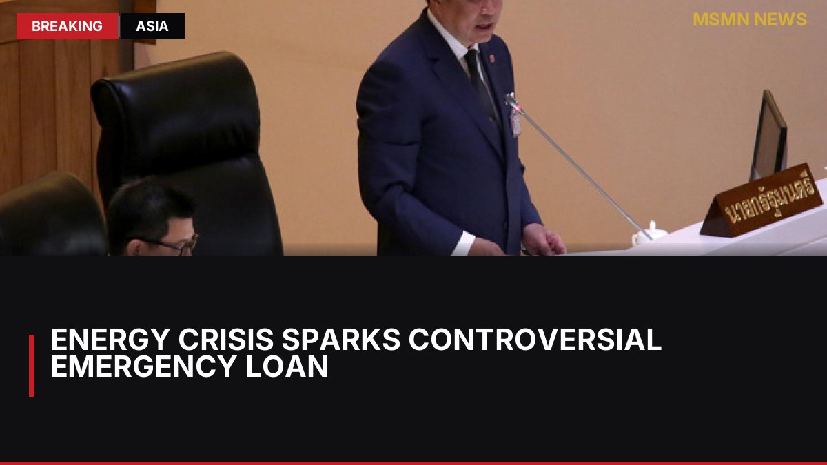 Energy Crisis Sparks Controversial Emergency Loan: MSMN News — image from Bangkok Post