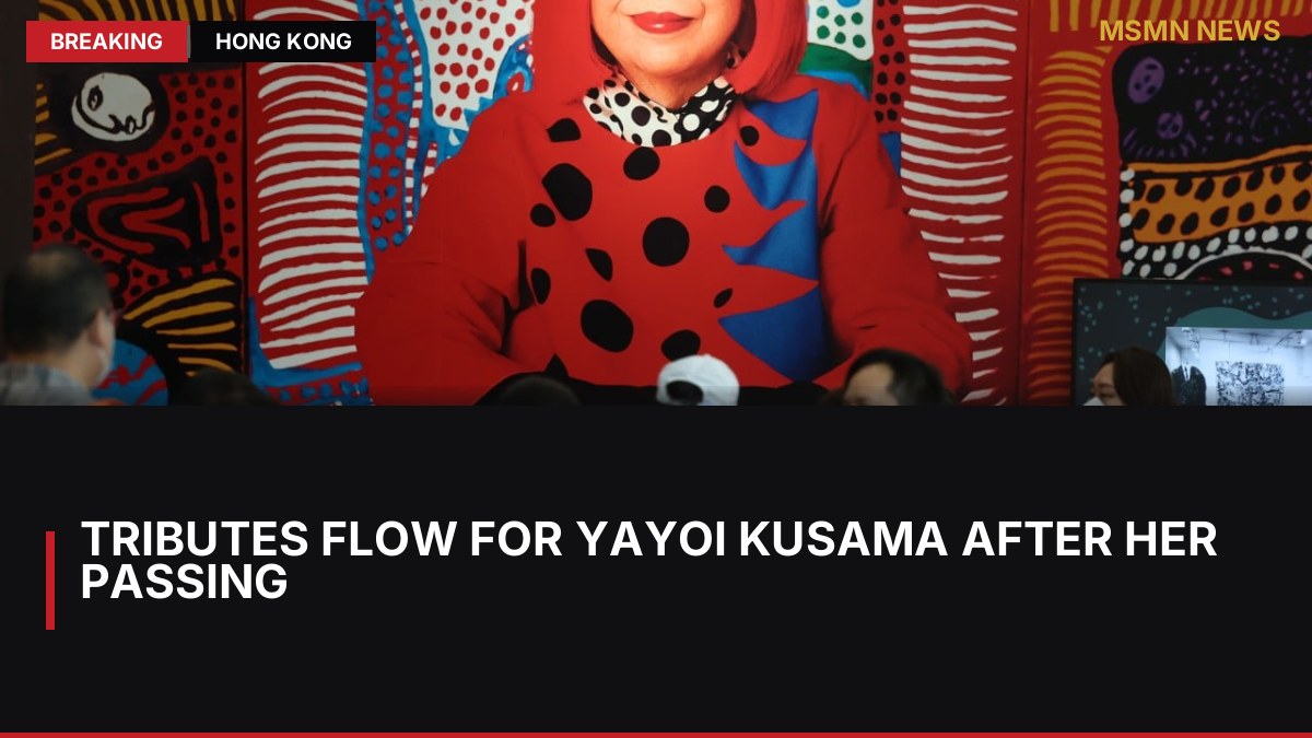 Tributes Flow for Yayoi Kusama After Her Passing: MSMN News — image from SCMP China