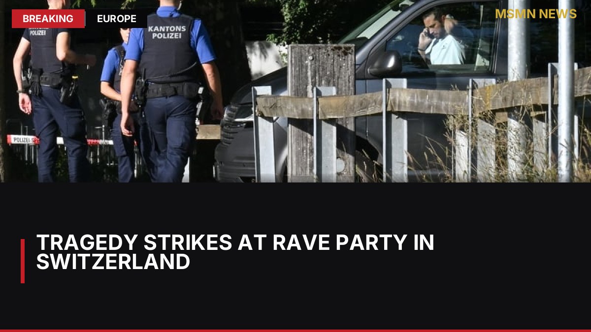 Tragedy Strikes at Rave Party in Switzerland: MSMN News — image from RTE News