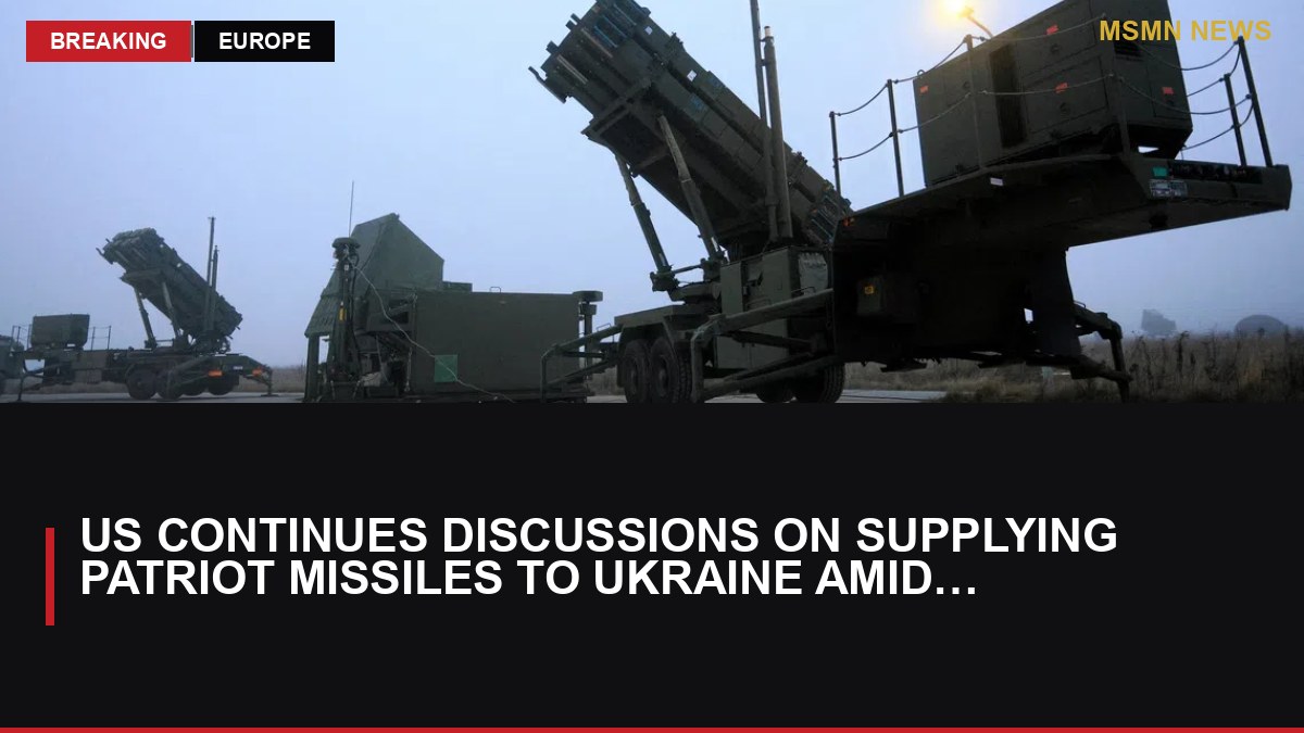 US Continues Discussions on Supplying Patriot Missiles to Ukraine Amid Political Concerns: MSMN News — image from Straits Times World