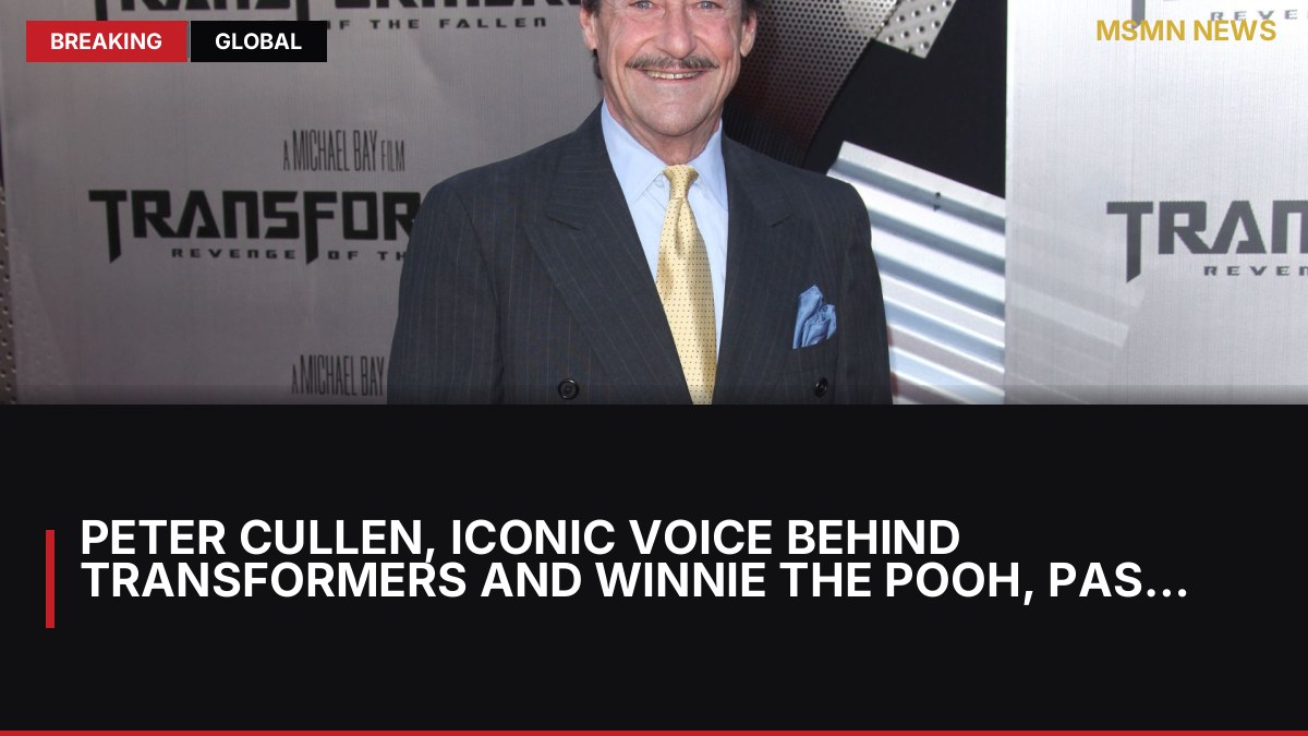 Peter Cullen, Iconic Voice Behind Transformers and Winnie the Pooh, Passes Away at 85: MSMN News — image from ScreenRant