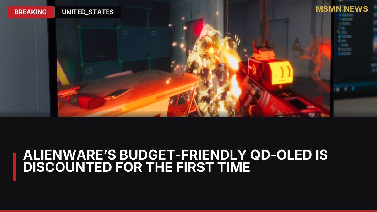 Alienware’s budget-friendly QD-OLED is discounted for the first time: MSMN News — image from The Verge