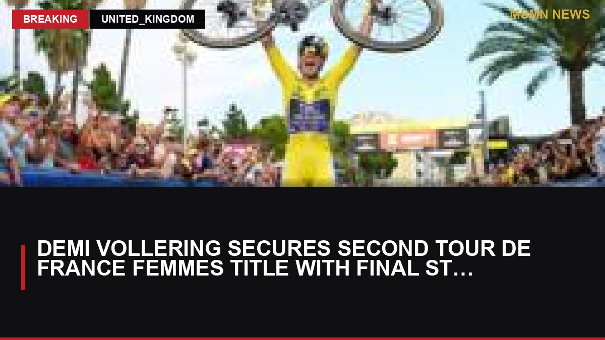 Demi Vollering Secures Second Tour de France Femmes Title with Final Stage Victory: MSMN News — image from BBC Sport
