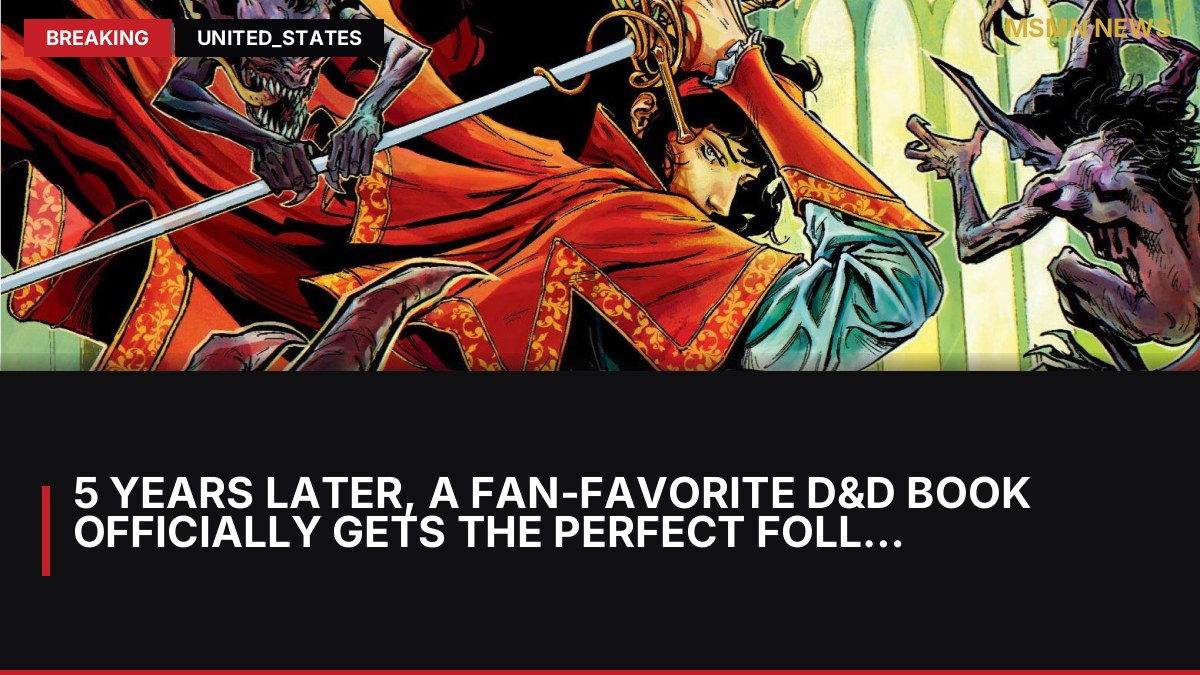 5 Years Later, a Fan-Favorite D&D Book Officially Gets the Perfect Follow Up: MSMN News — image from Polygon