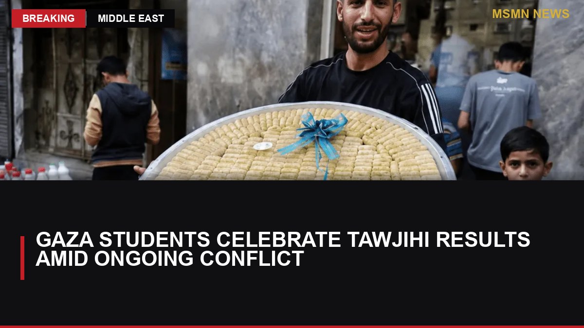 Gaza Students Celebrate Tawjihi Results Amid Ongoing Conflict: MSMN News — image from Al Jazeera English