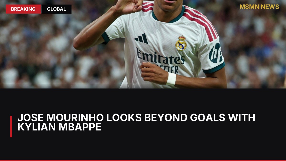 Jose Mourinho Looks Beyond Goals with Kylian Mbappe: MSMN News — image from Japan Times