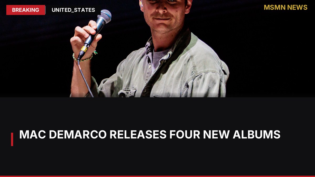 Mac DeMarco Releases Four New Albums: MSMN News — image from Pitchfork News
