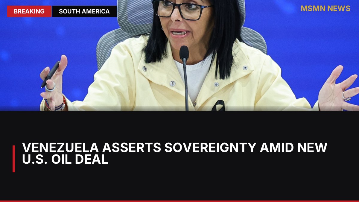 Venezuela Asserts Sovereignty Amid New U.S. Oil Deal: MSMN News — image from Al Jazeera English