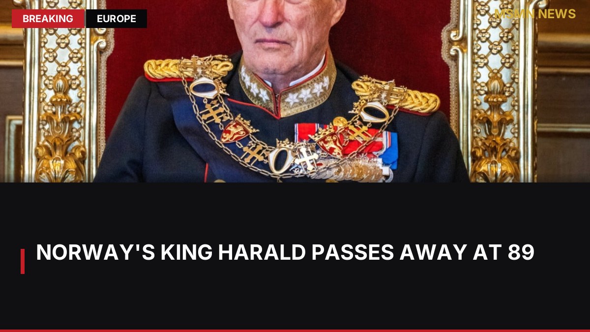 Norway's King Harald Passes Away at 89: MSMN News — image from SCMP China