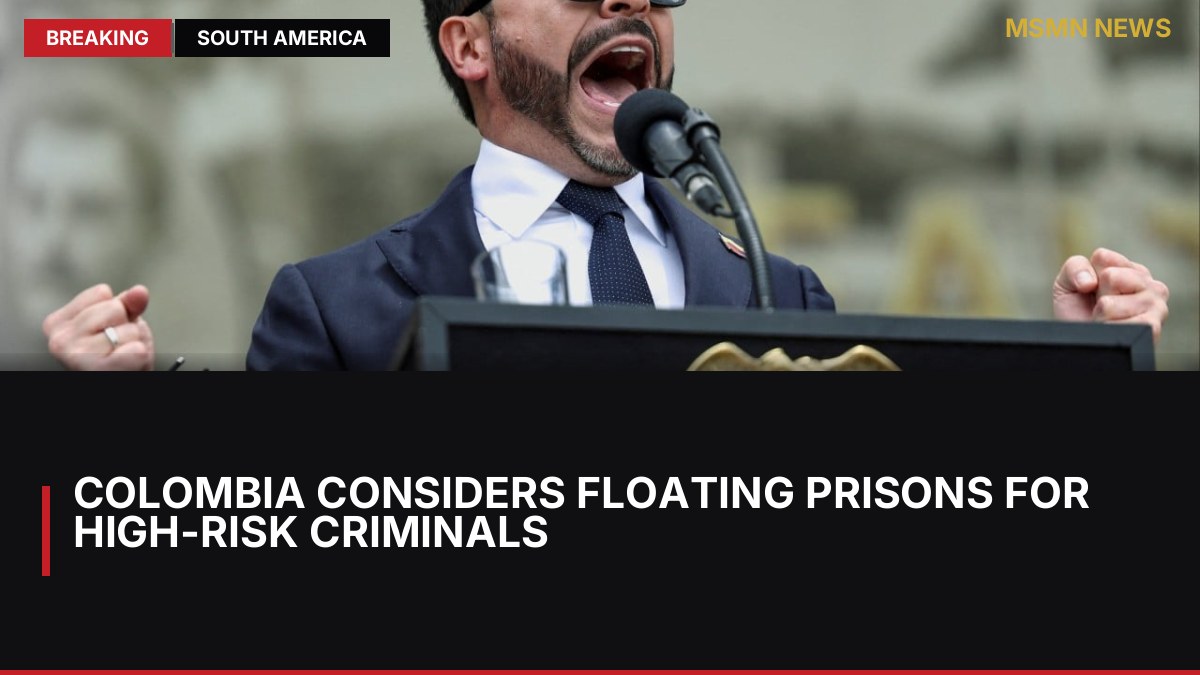 Colombia Considers Floating Prisons for High-Risk Criminals: MSMN News — image from SCMP China