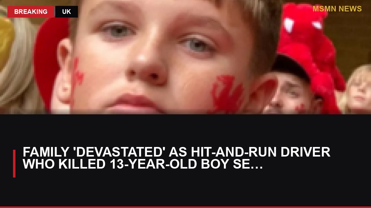 Family 'Devastated' as Hit-and-Run Driver Who Killed 13-Year-Old Boy Set for Early Release: MSMN News — image from BBC UK