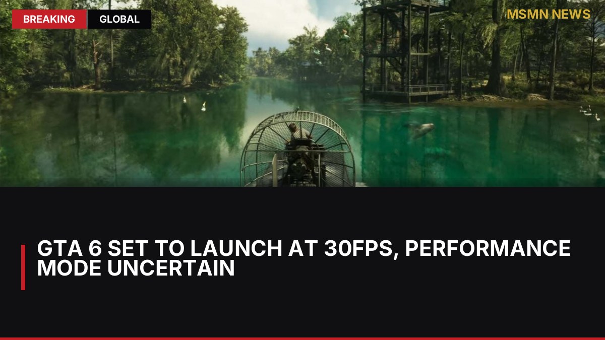 GTA 6 Set to Launch at 30FPS, Performance Mode Uncertain: MSMN News — image from Kotaku