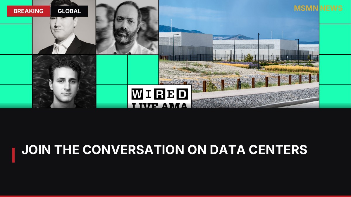 Join the Conversation on Data Centers: MSMN News — image from Wired