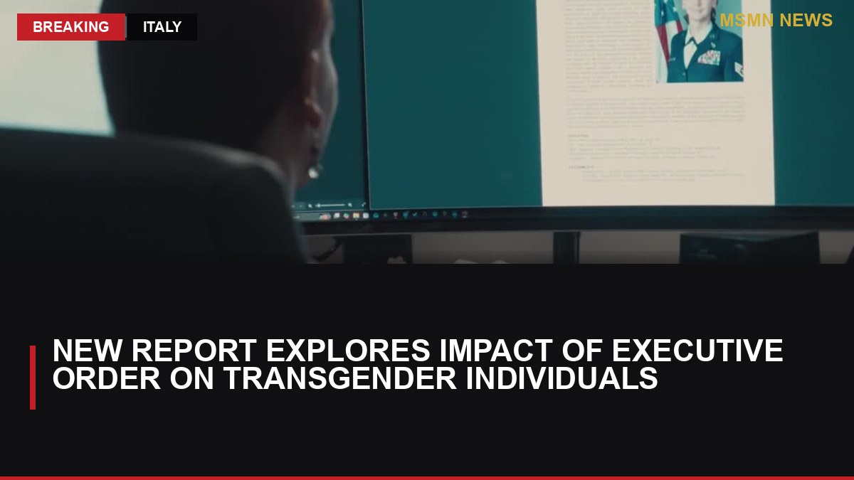New Report Explores Impact of Executive Order on Transgender Individuals: MSMN News — image from ANSA Italy