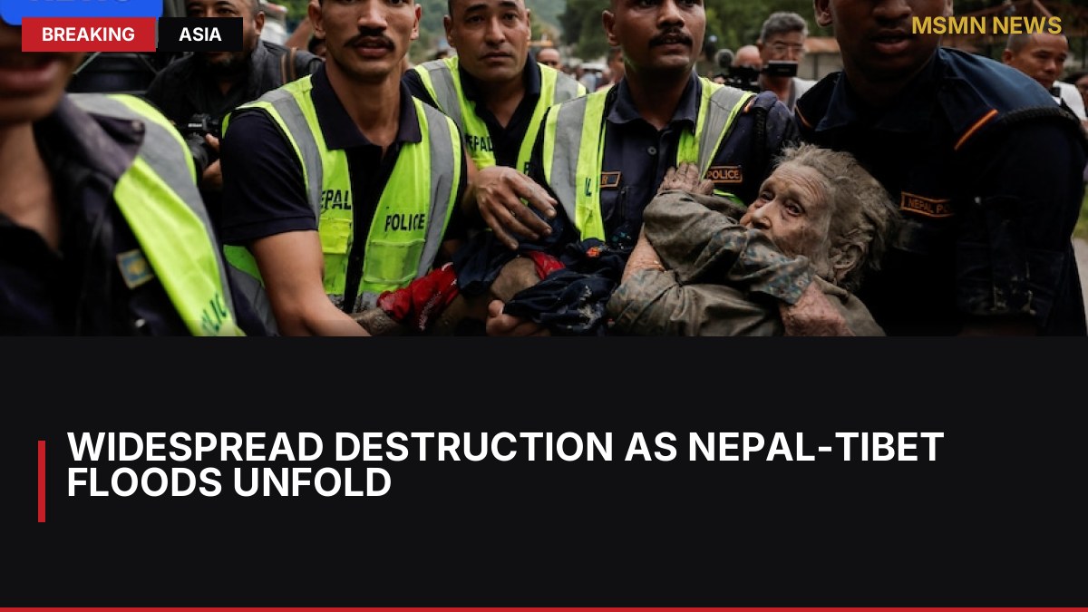 Widespread Destruction as Nepal-Tibet Floods Unfold: MSMN News — image from ABC Australia