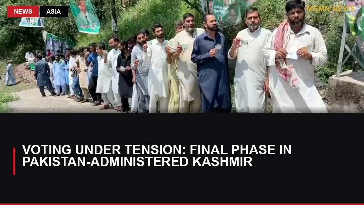 Voting Under Tension: Final Phase in Pakistan-administered Kashmir: MSMN News — image from Al Jazeera English