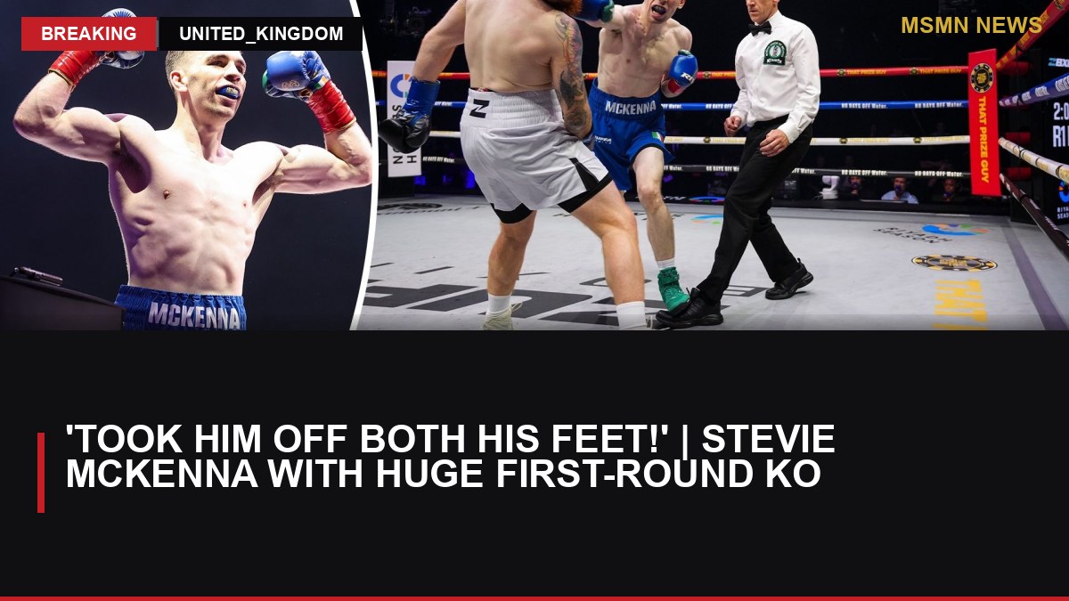 'Took him off both his feet!' | Stevie McKenna with HUGE first-round KO: MSMN News — image from Sky Sports