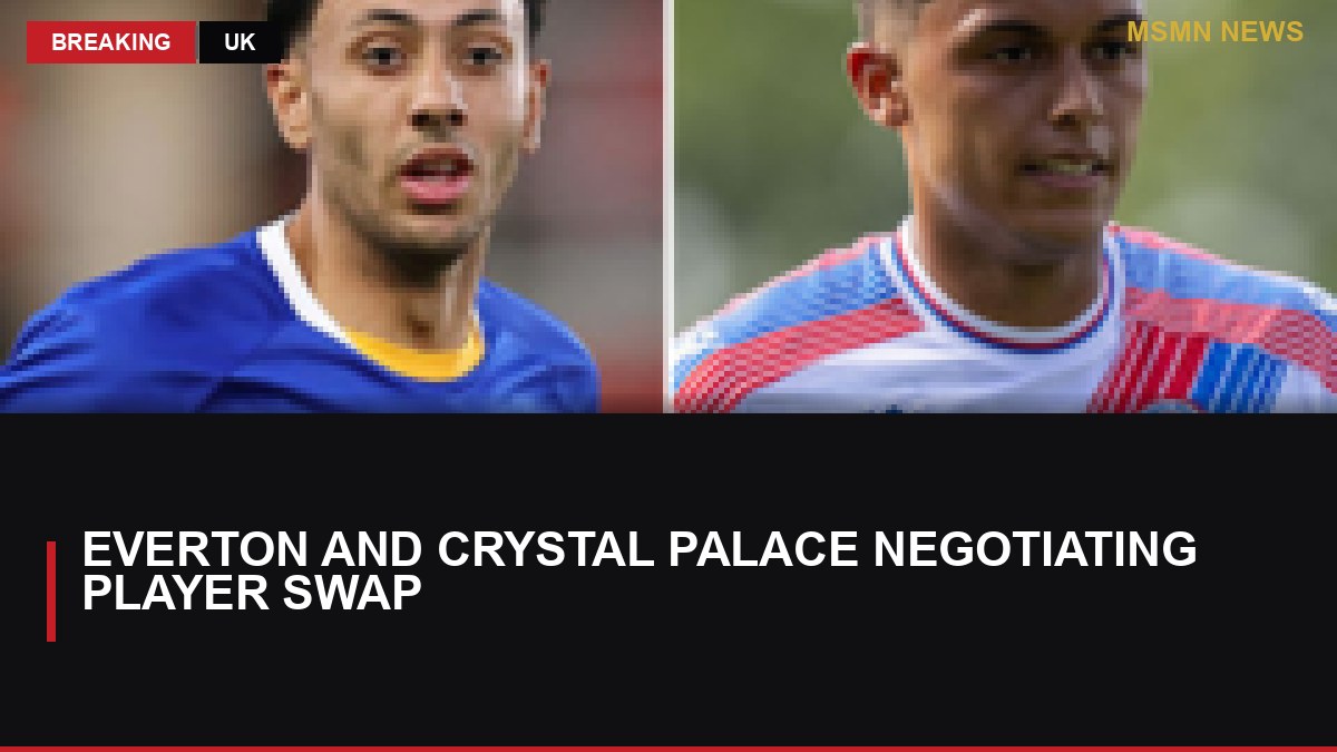 Everton and Crystal Palace Negotiating Player Swap: MSMN News — image from BBC Sport