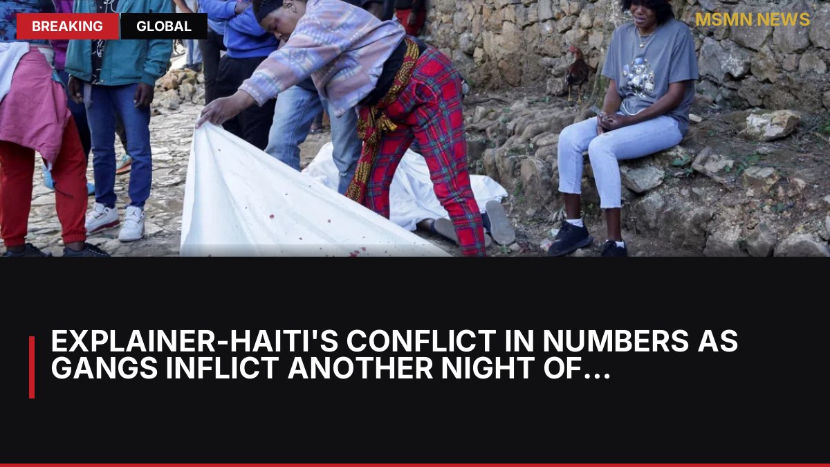 Explainer-Haiti's conflict in numbers as gangs inflict another night of terror: MSMN News — image from Straits Times World
