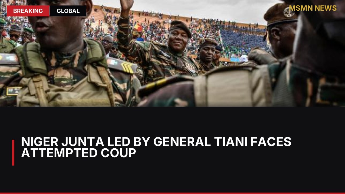 Niger junta led by General Tiani faces attempted coup: MSMN News — image from Le Monde English