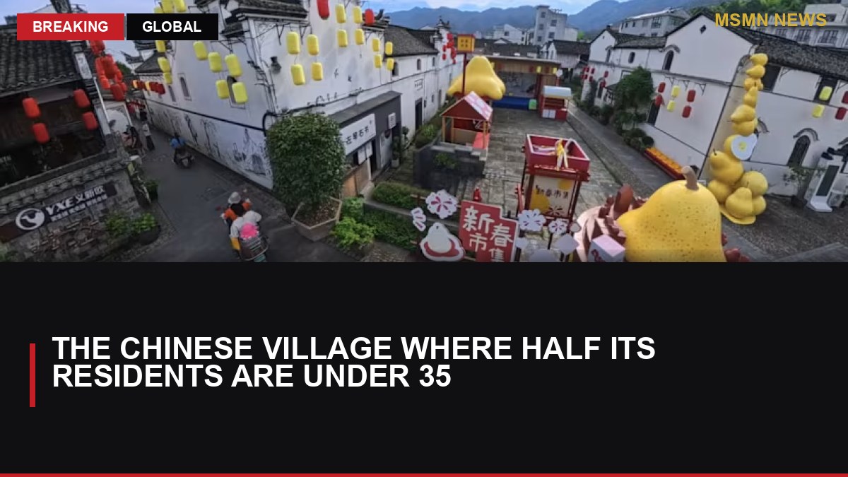 The Chinese village where half its residents are under 35: MSMN News — image from Channel News Asia