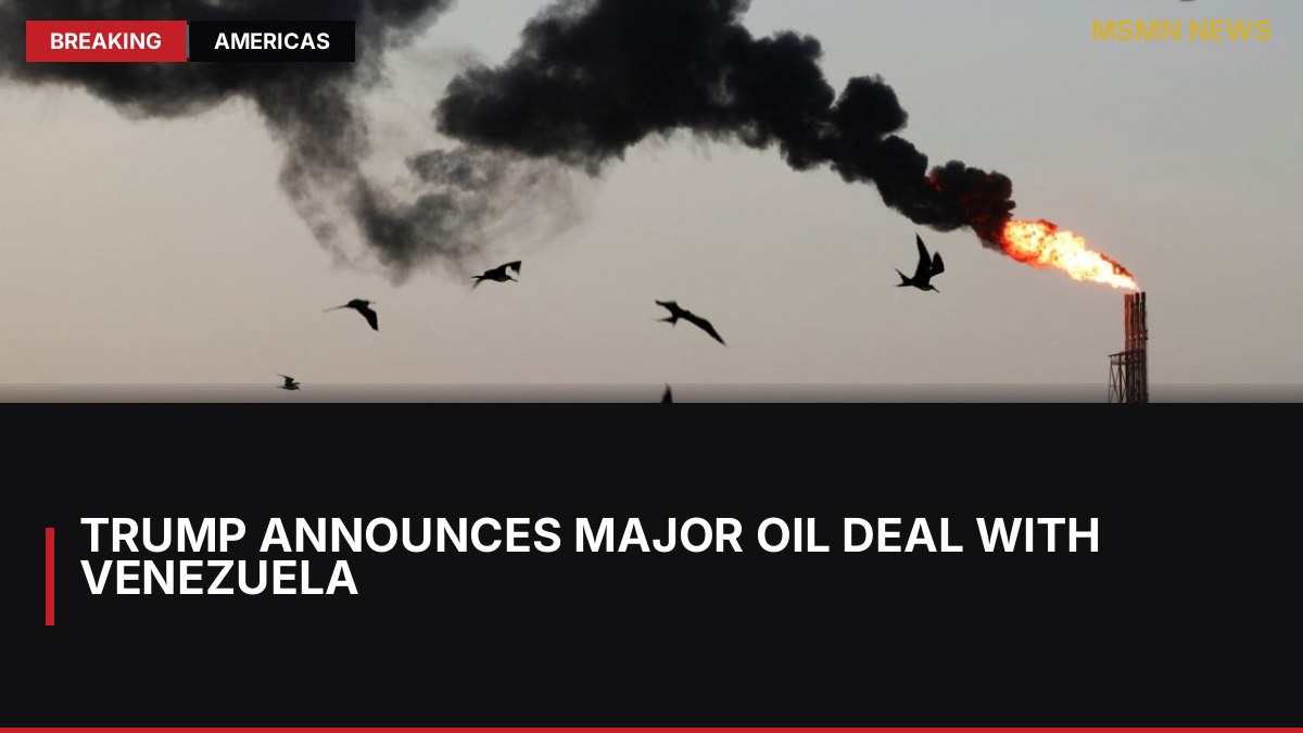 Trump Announces Major Oil Deal with Venezuela: MSMN News — image from SCMP China