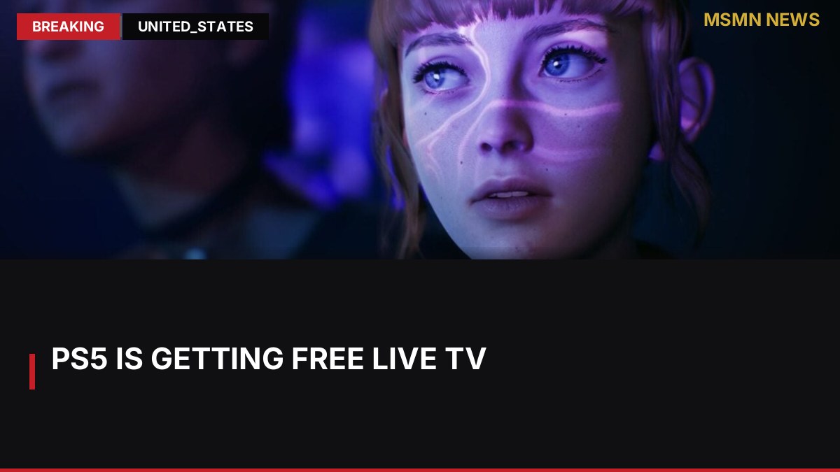PS5 Is Getting Free Live TV: MSMN News — image from Kotaku