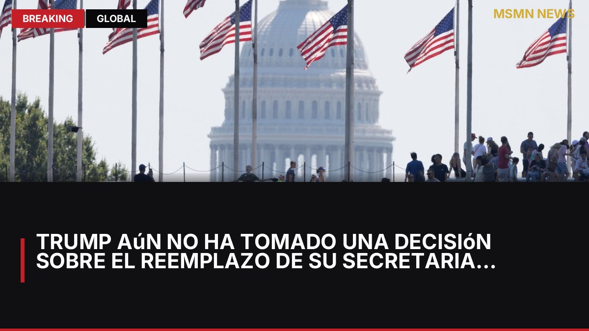 Trump aún no ha tomado una decisión sobre el reemplazo de su secretaria de Prensa saliente: MSMN News — image from Clarin Argentina