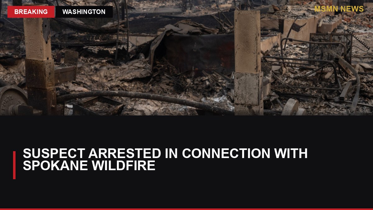 Suspect Arrested in Connection with Spokane Wildfire: MSMN News — image from NYT US