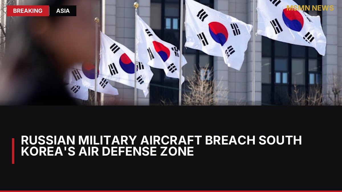 Russian Military Aircraft Breach South Korea's Air Defense Zone: MSMN News — image from Channel News Asia