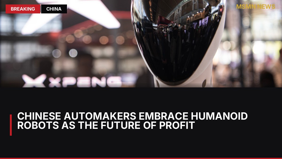 Chinese Automakers Embrace Humanoid Robots as the Future of Profit: MSMN News — image from TechCrunch