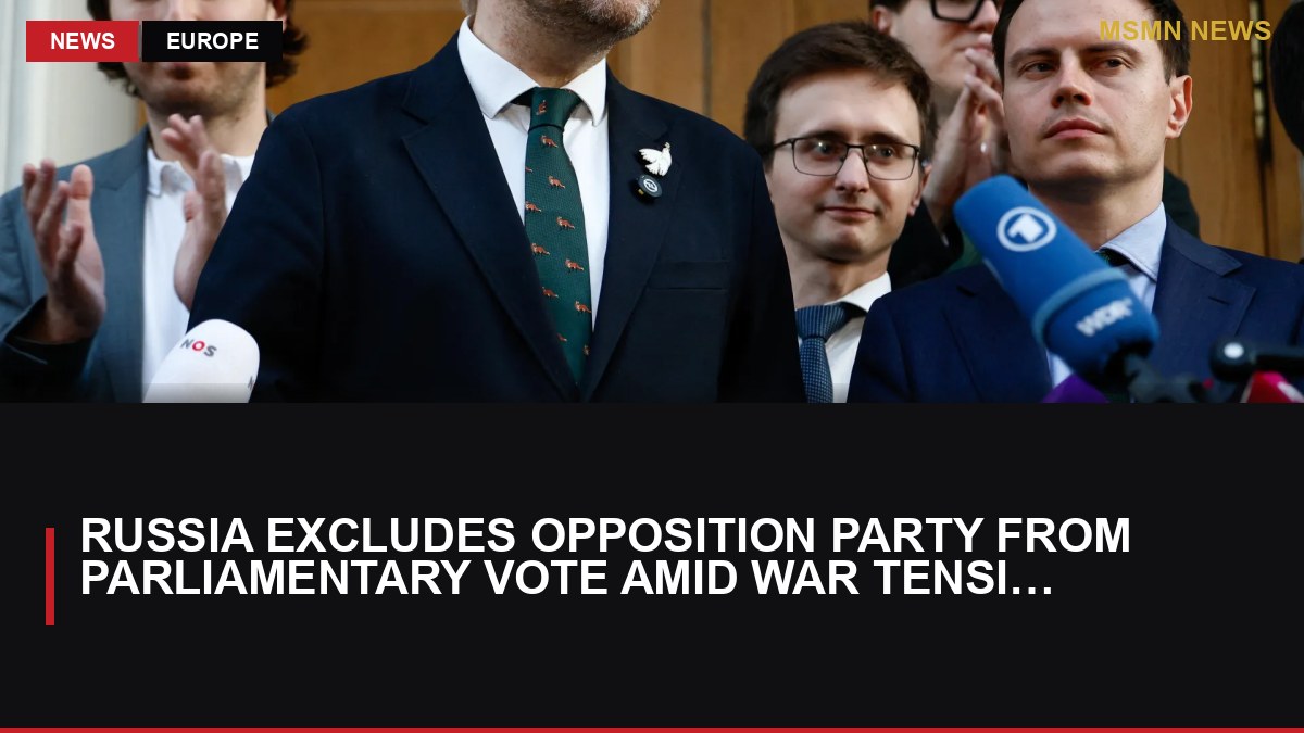 Russia Excludes Opposition Party from Parliamentary Vote Amid War Tensions: MSMN News — image from Al Jazeera English