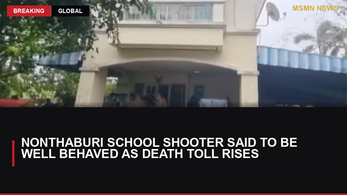 Nonthaburi school shooter said to be well behaved as death toll rises: MSMN News — image from Bangkok Post