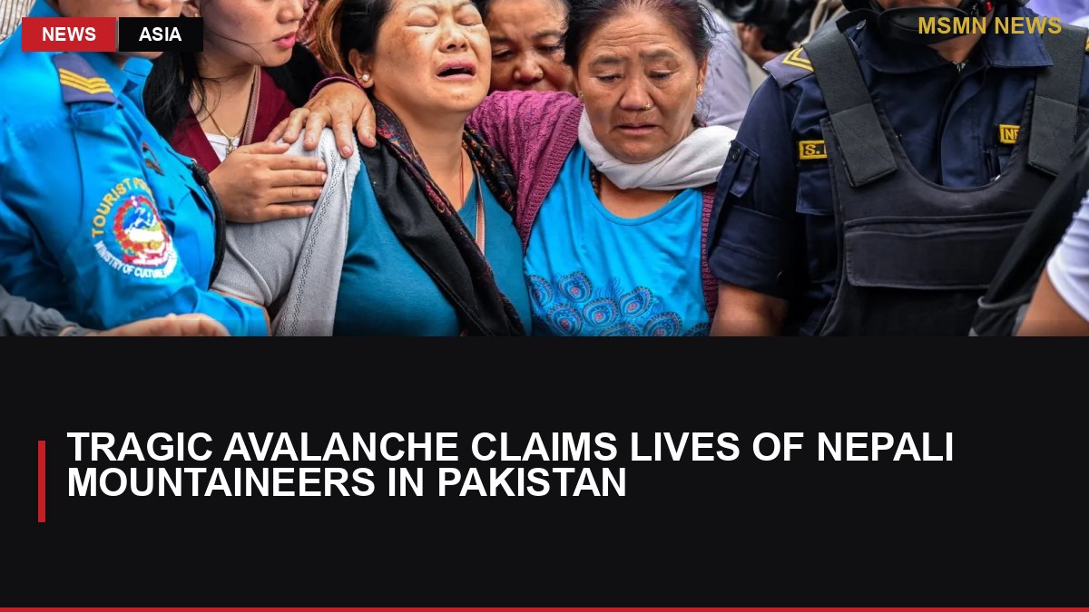 Tragic Avalanche Claims Lives of Nepali Mountaineers in Pakistan: MSMN News — image from Al Jazeera English