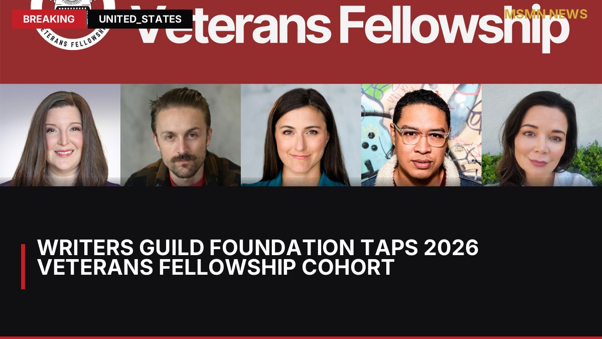 Writers Guild Foundation Taps 2026 Veterans Fellowship Cohort: MSMN News — image from Deadline