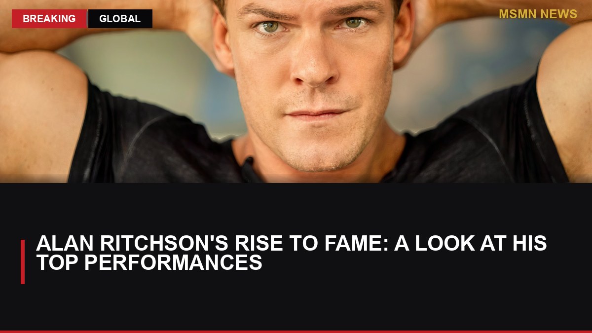Alan Ritchson's Rise to Fame: A Look at His Top Performances: MSMN News — image from Polygon