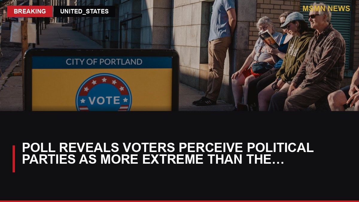 Poll Reveals Voters Perceive Political Parties as More Extreme Than Their Candidates: MSMN News — image from NYT US