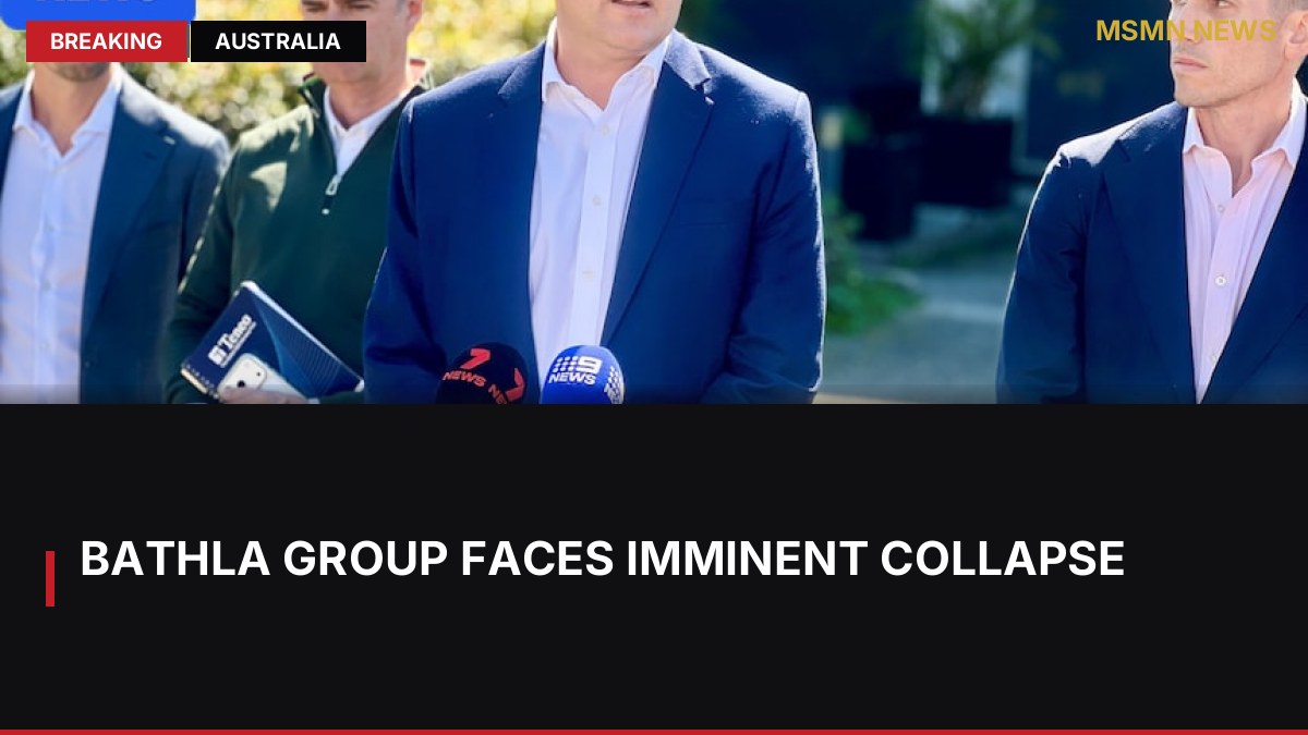 Bathla Group Faces Imminent Collapse: MSMN News — image from ABC Australia