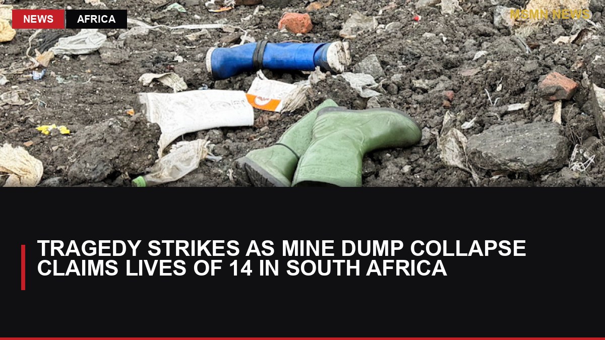Tragedy Strikes as Mine Dump Collapse Claims Lives of 14 in South Africa: MSMN News — image from Al Jazeera English
