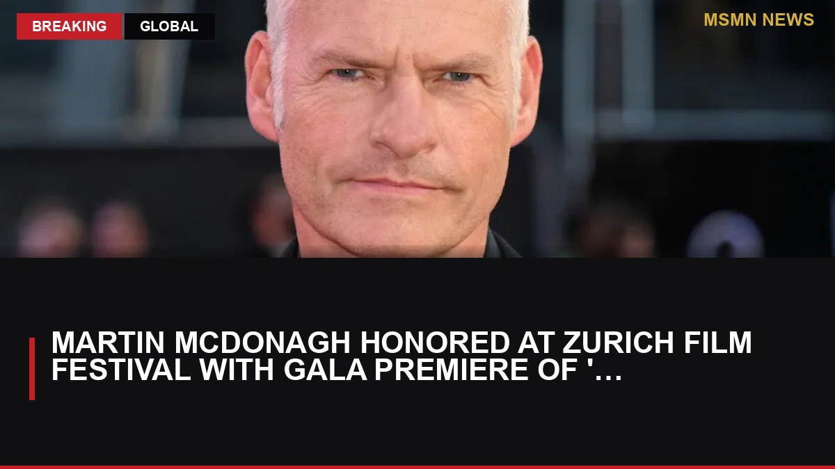 Martin McDonagh Honored at Zurich Film Festival with Gala Premiere of 'Wild Horse Nine': MSMN News — image from Variety